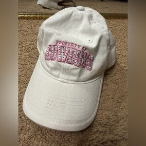 White Cowboys Embroidered Cap